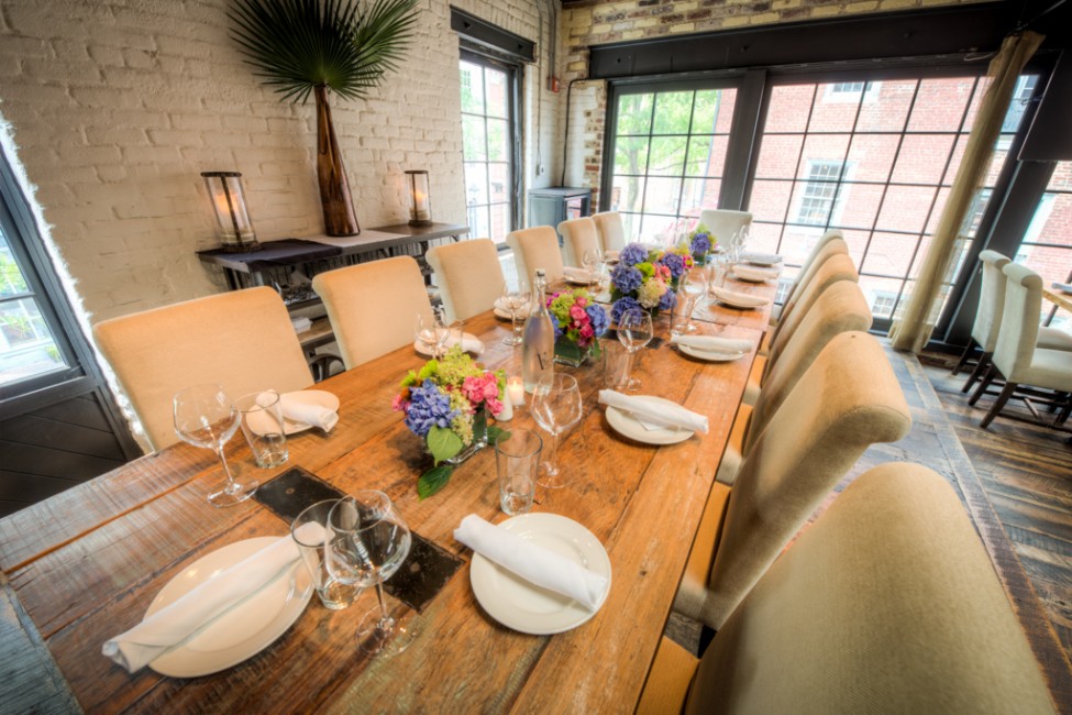 Virtue Feed & Grain Alexandria private dining, rehearsal dinners