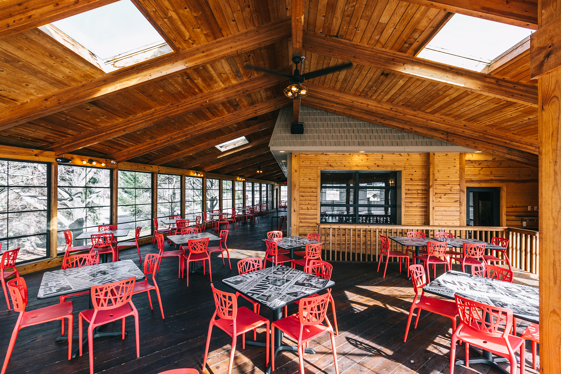 CAYA Smokehouse Grill Wolverine Lake private dining, rehearsal