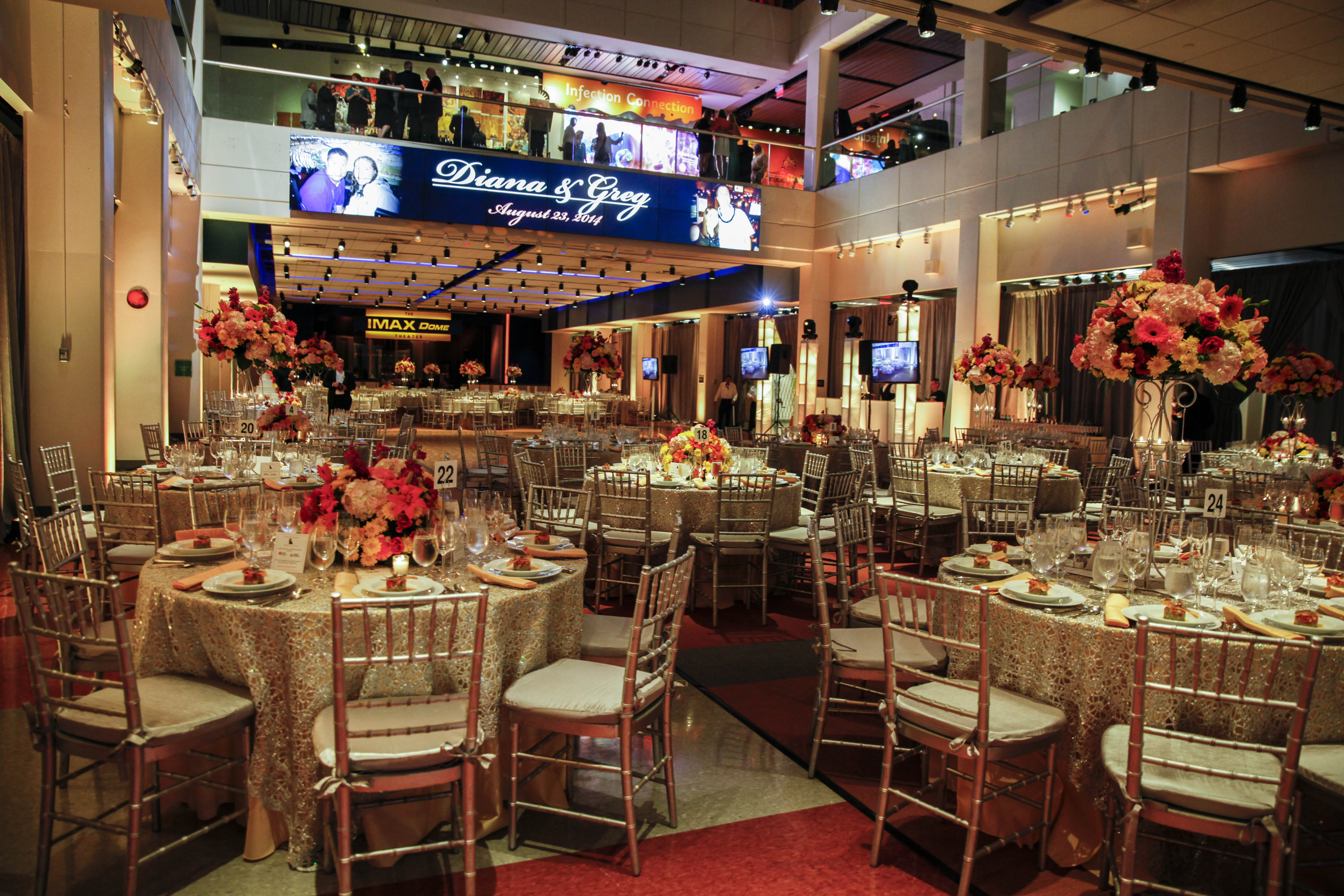 Liberty Science Center Jersey City private dining, rehearsal dinners