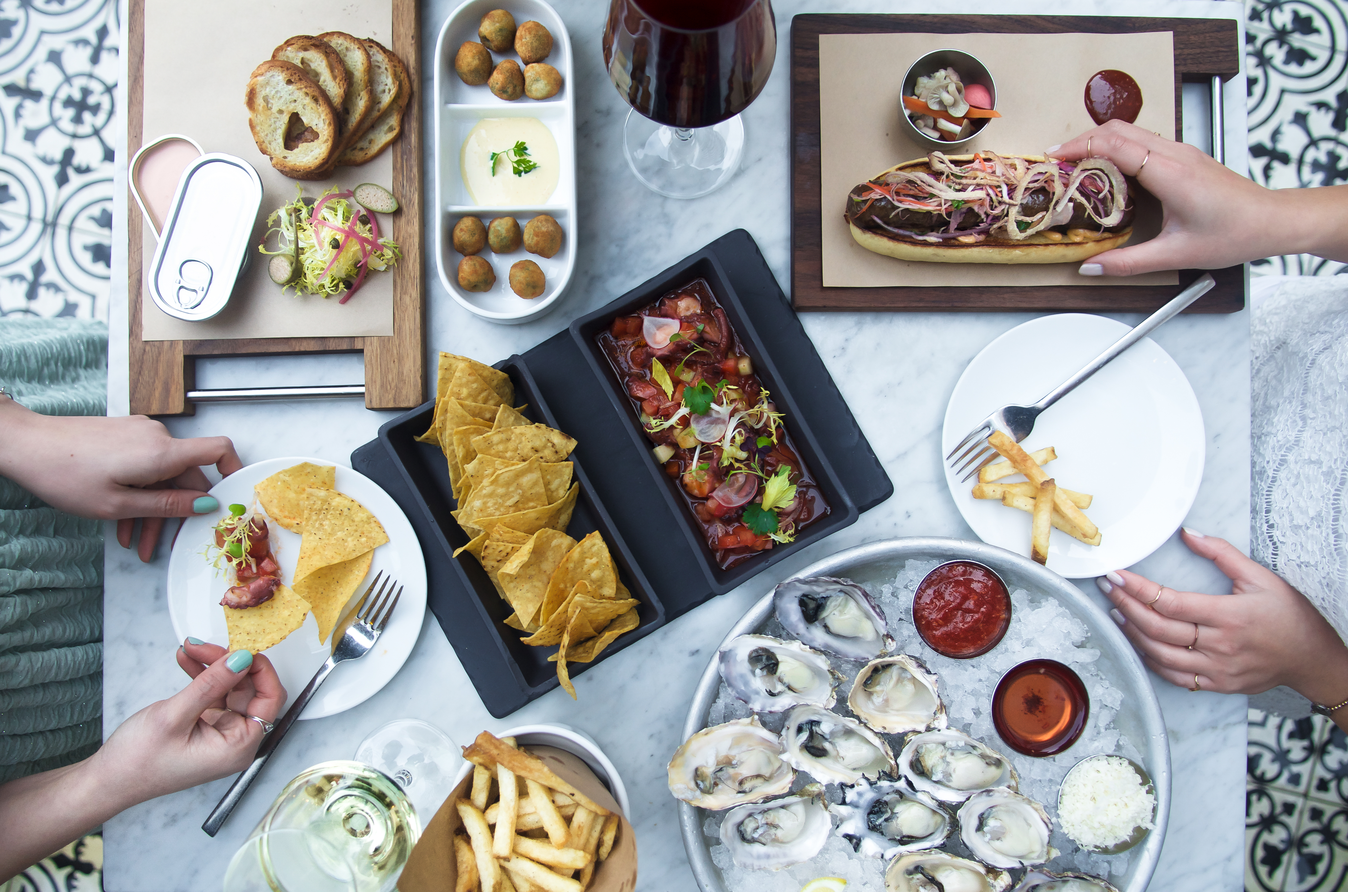 Boulevard Kitchen & Oyster Bar Vancouver private dining, rehearsal