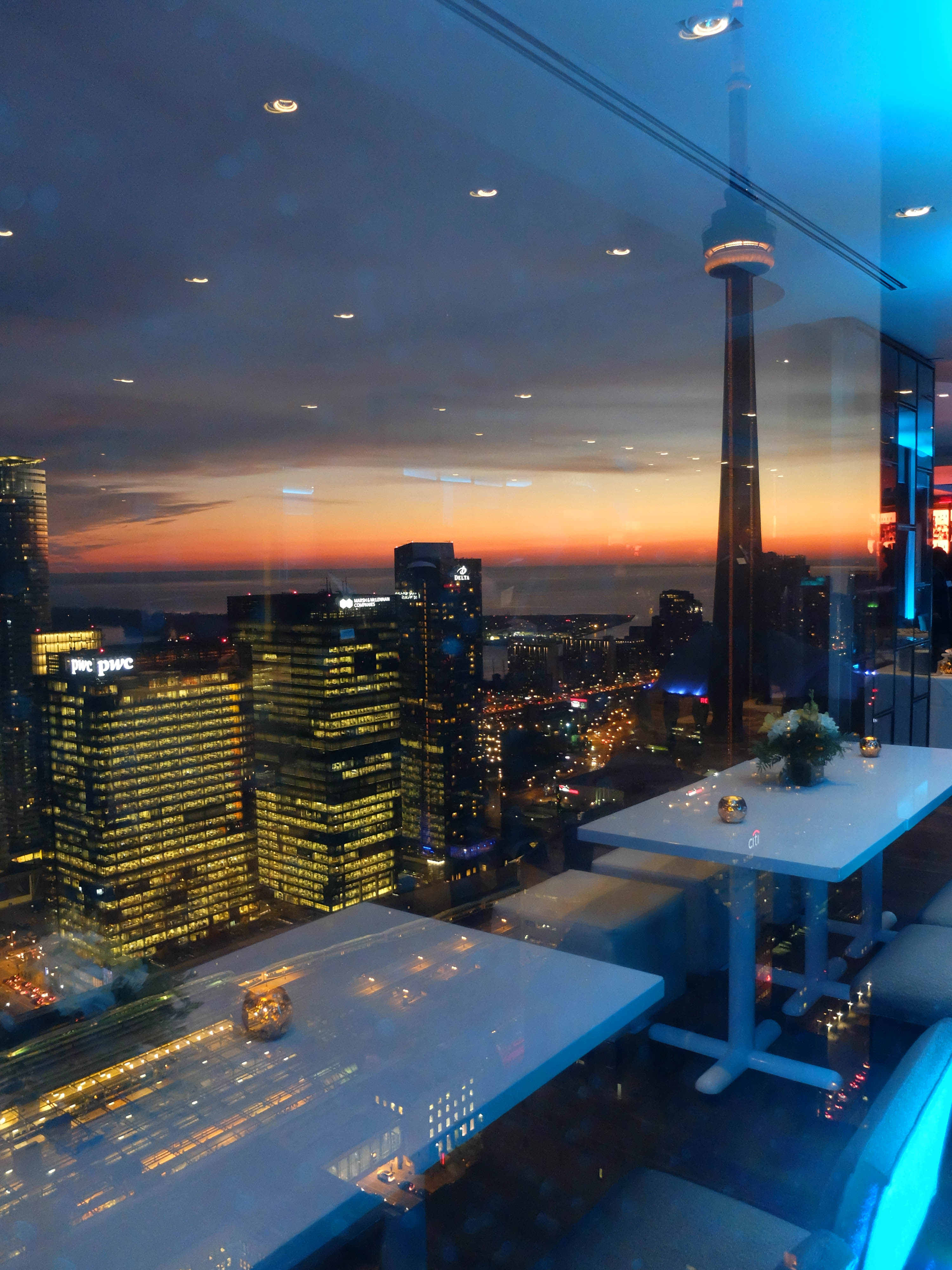 Stratus Restaurant Toronto private dining, rehearsal dinners