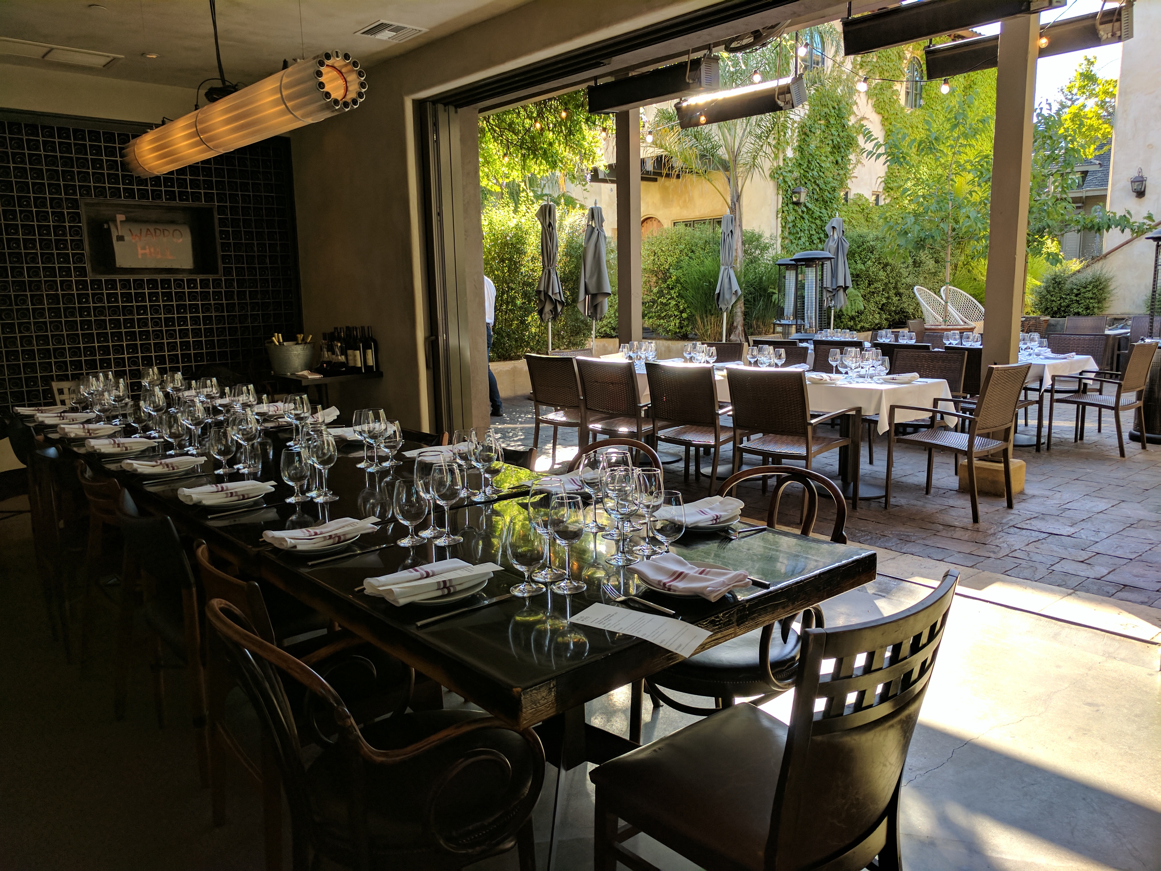 Redd Wood Yountville private dining, rehearsal dinners & banquet