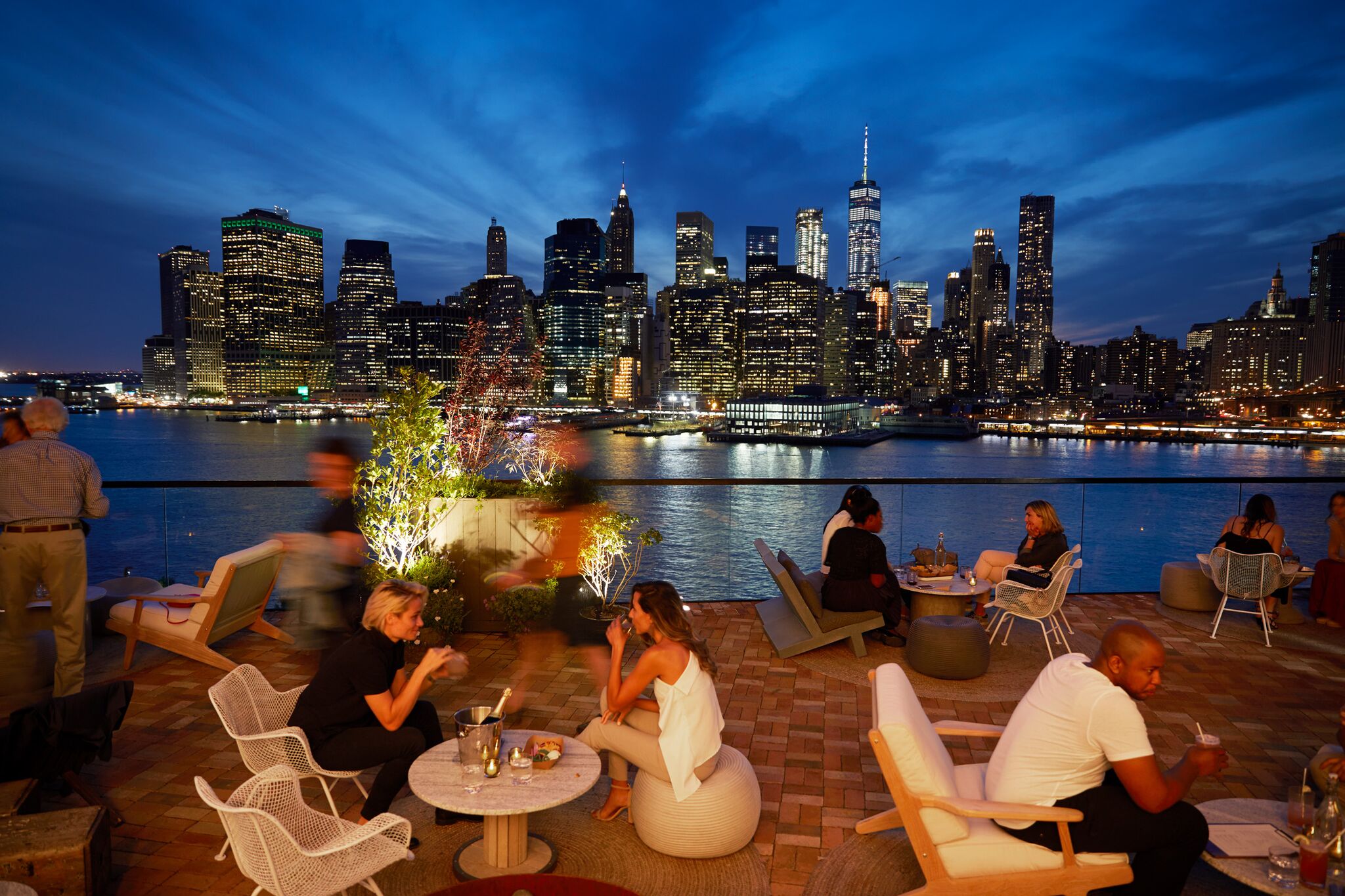 Harriet's Rooftop & Lounge at 1 Hotel Brooklyn Bridge Brooklyn