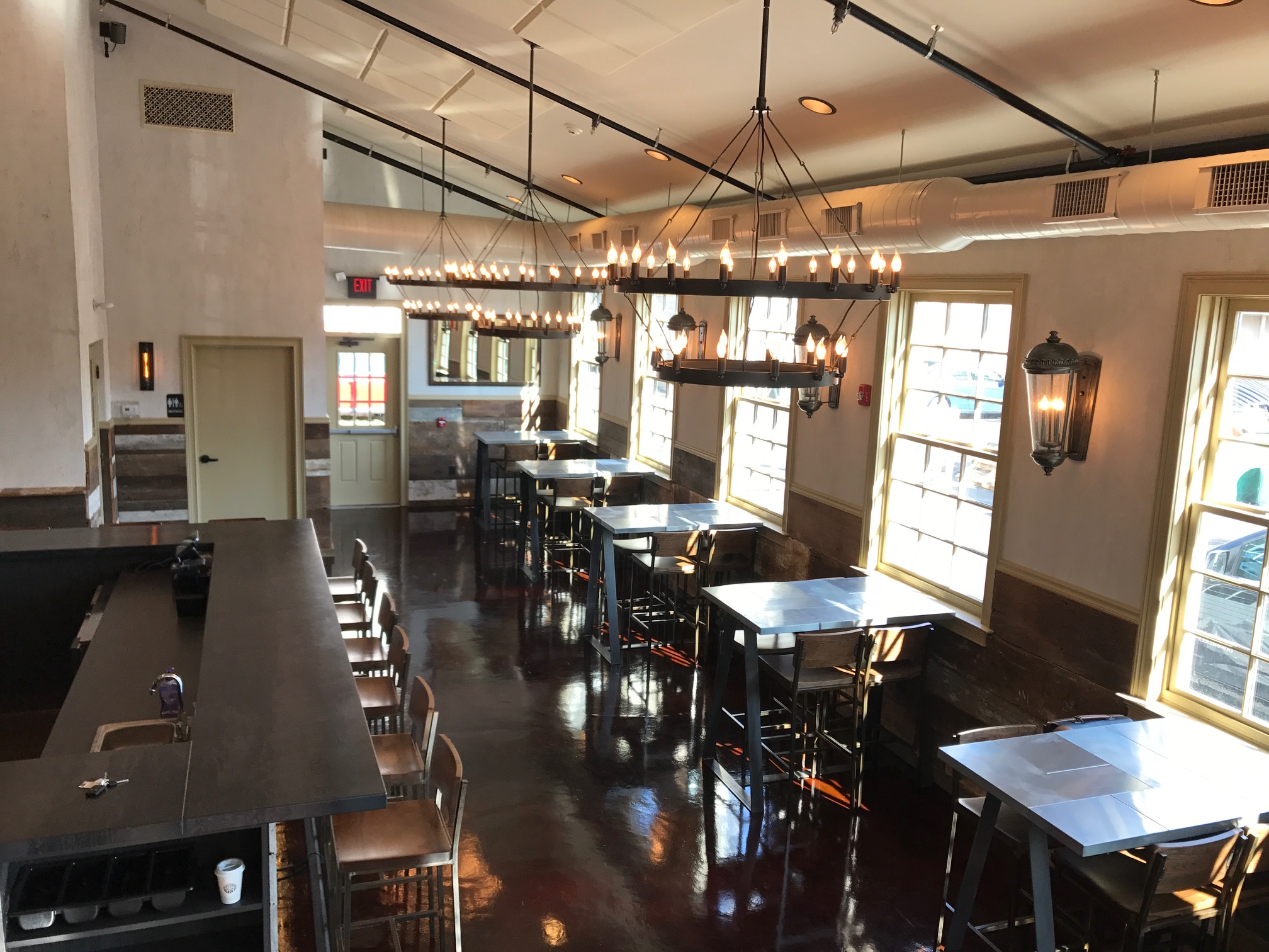 Vault Brewing Company Yardley private dining, rehearsal dinners