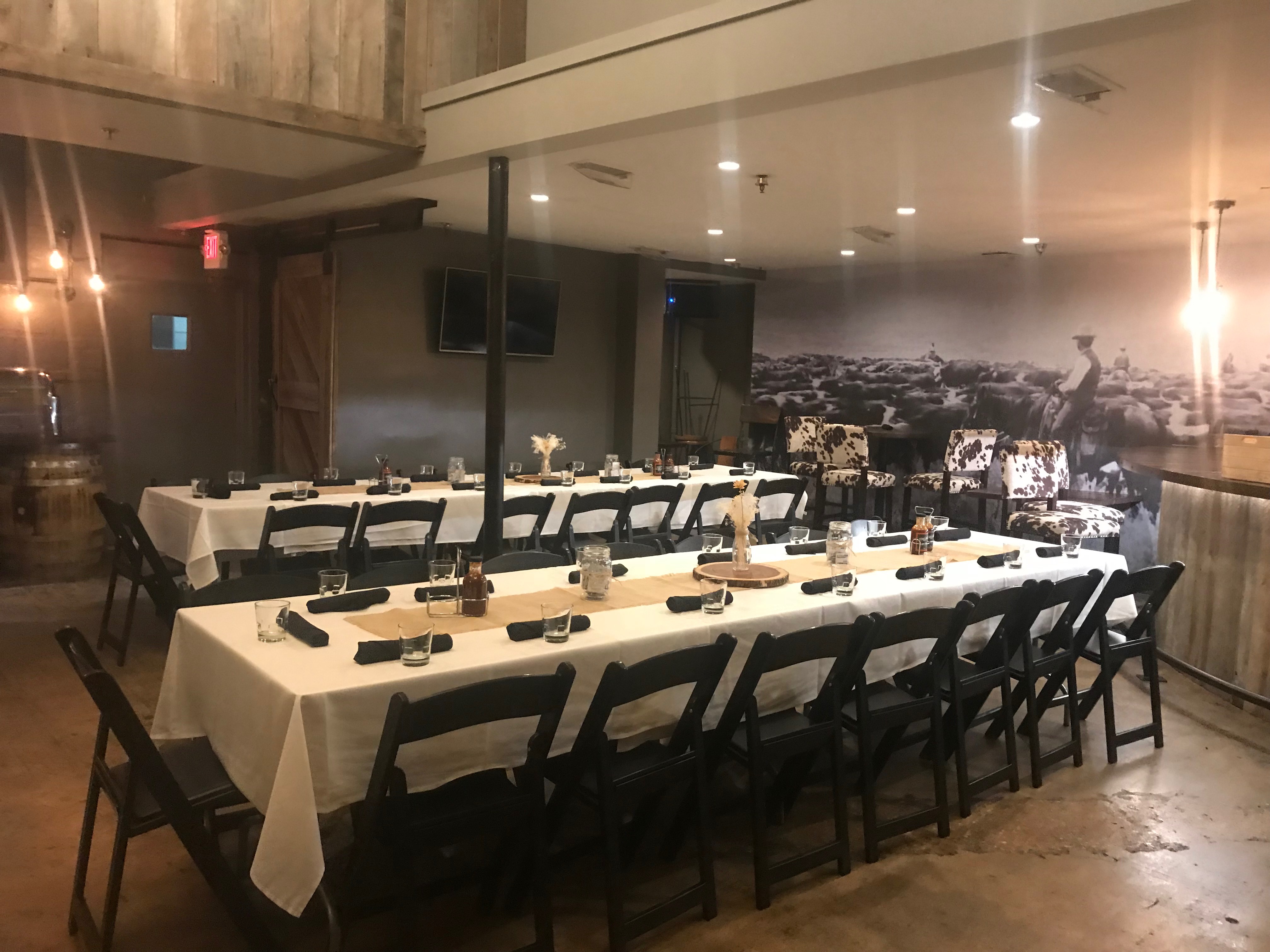 Texas Jack's Barbecue Arlington private dining, rehearsal dinners
