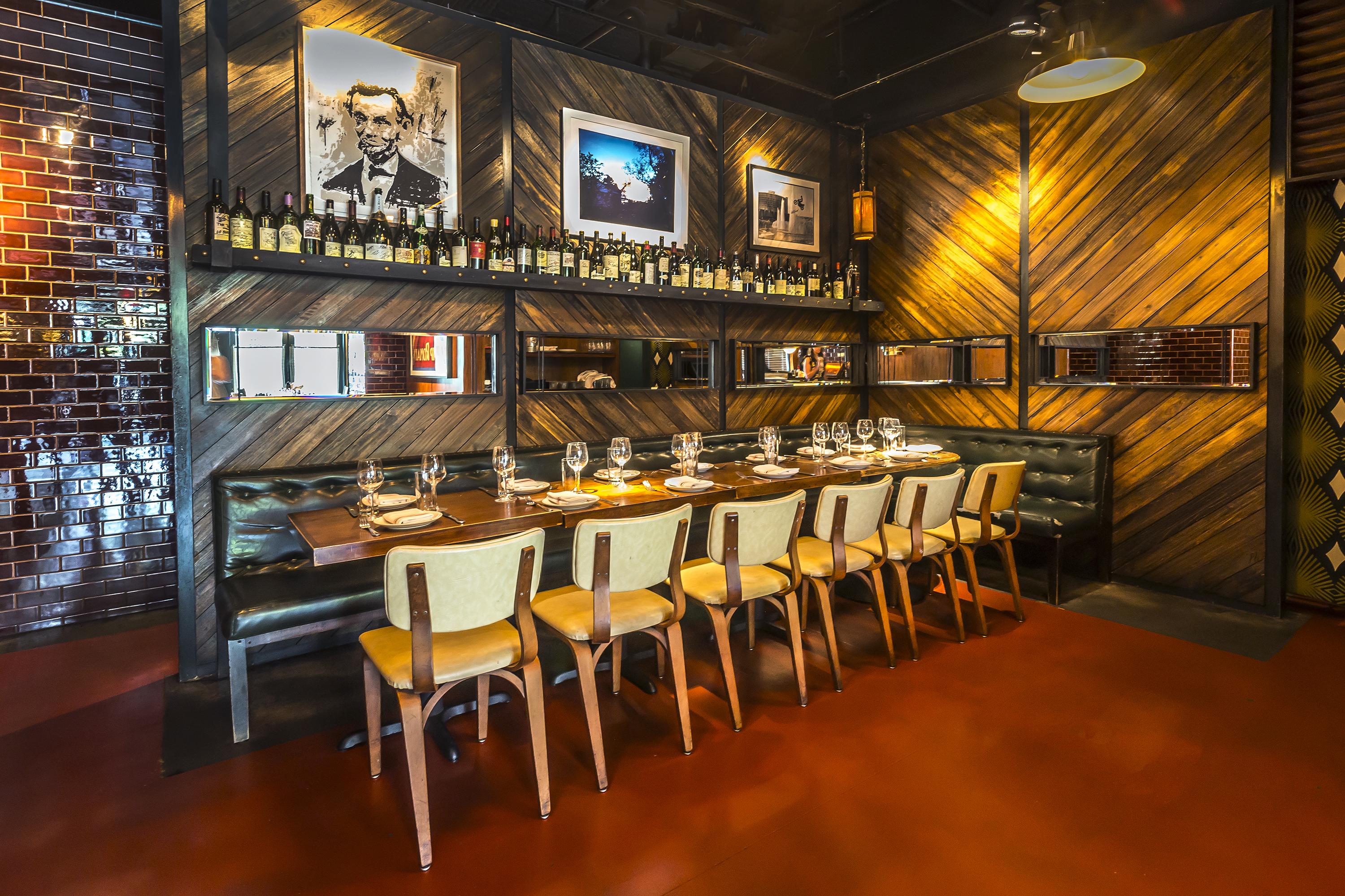 Burger and Barrel New York private dining, rehearsal dinners