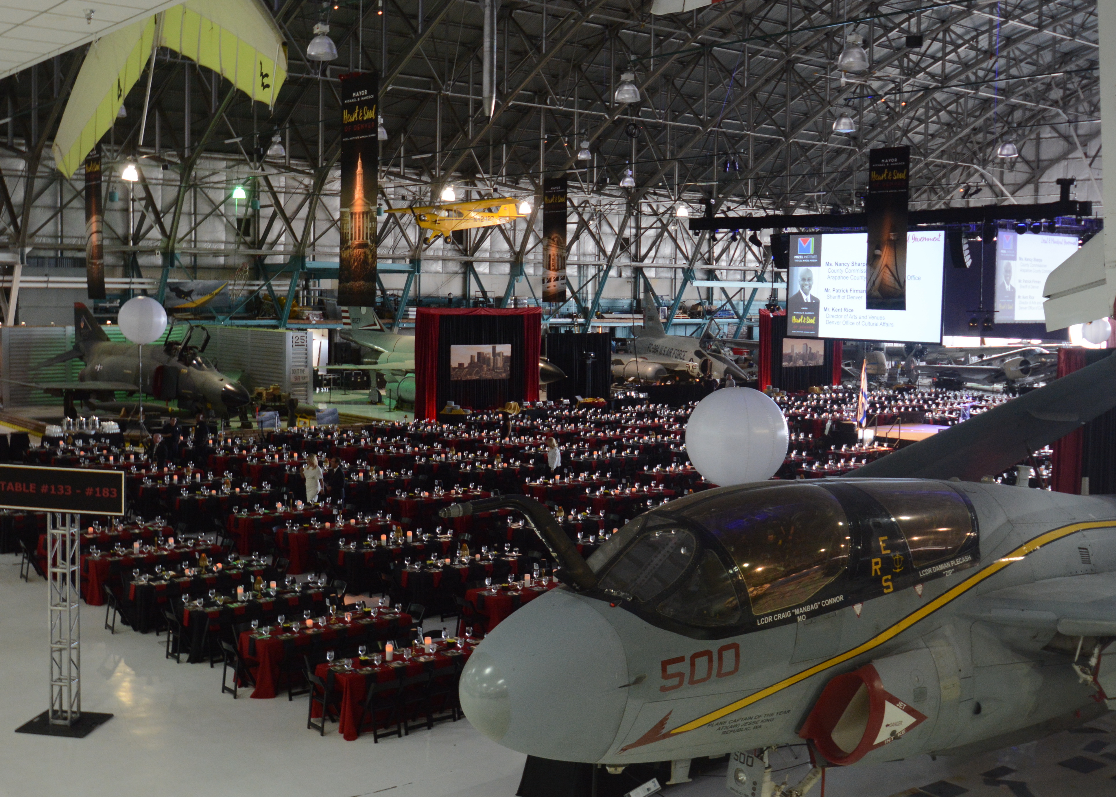 Wings Over the Rockies Air & Space Museum - Denver private dining