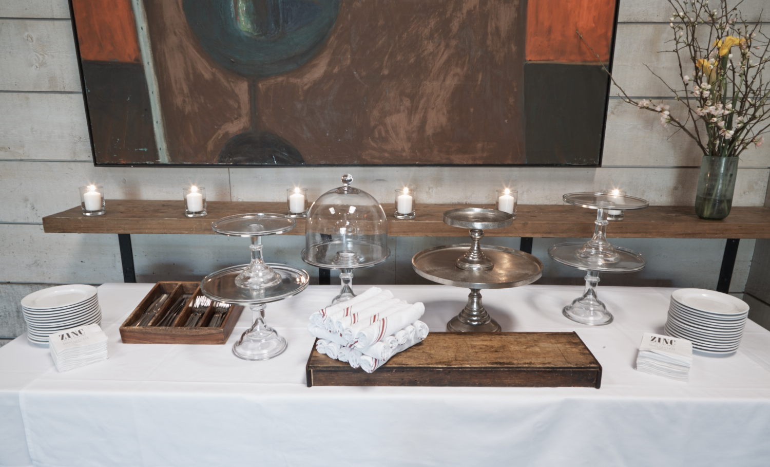 Zinc Cafe & Market Los Angeles private dining, rehearsal dinners