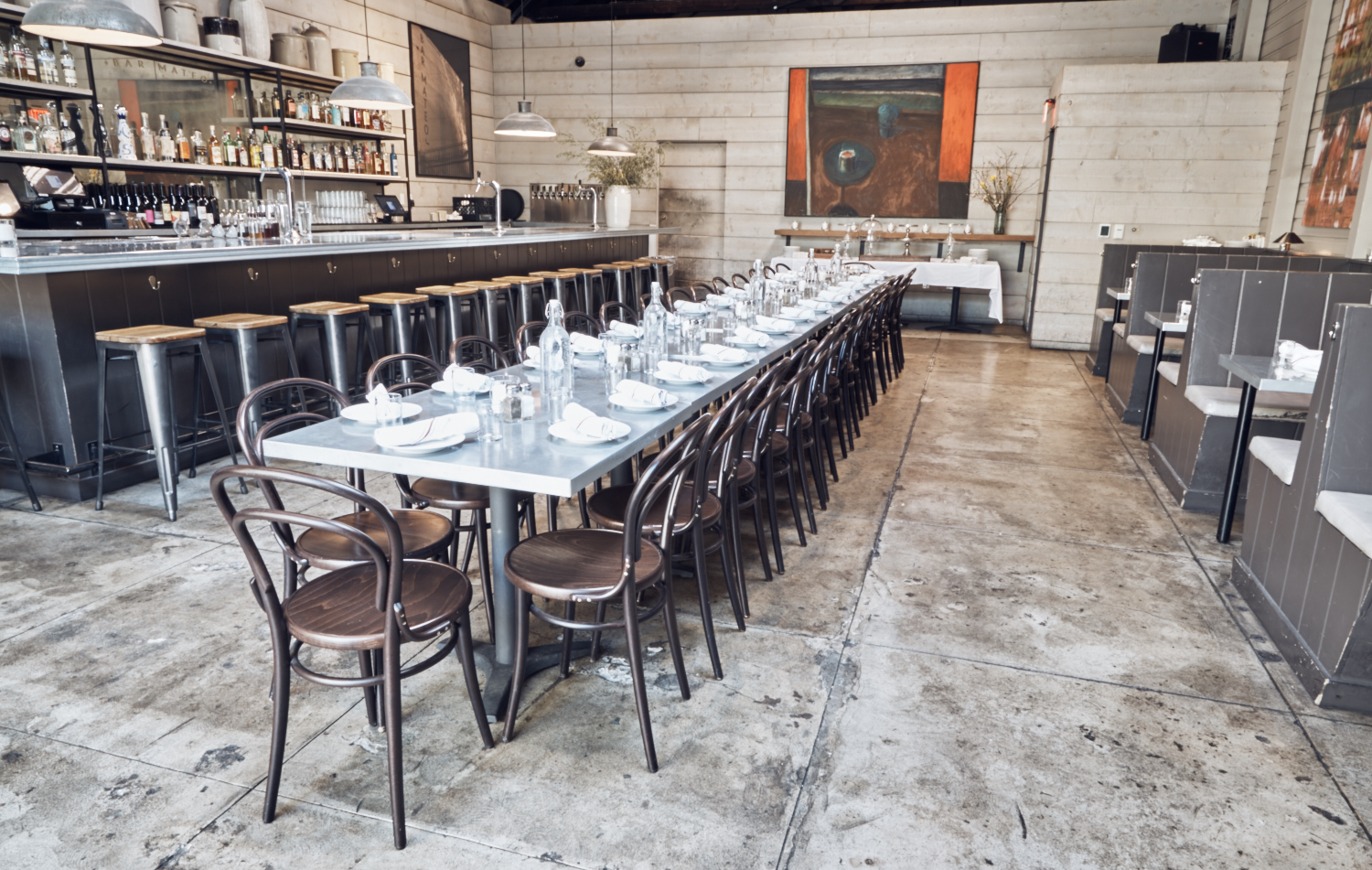 Zinc Cafe & Market Los Angeles private dining, rehearsal dinners