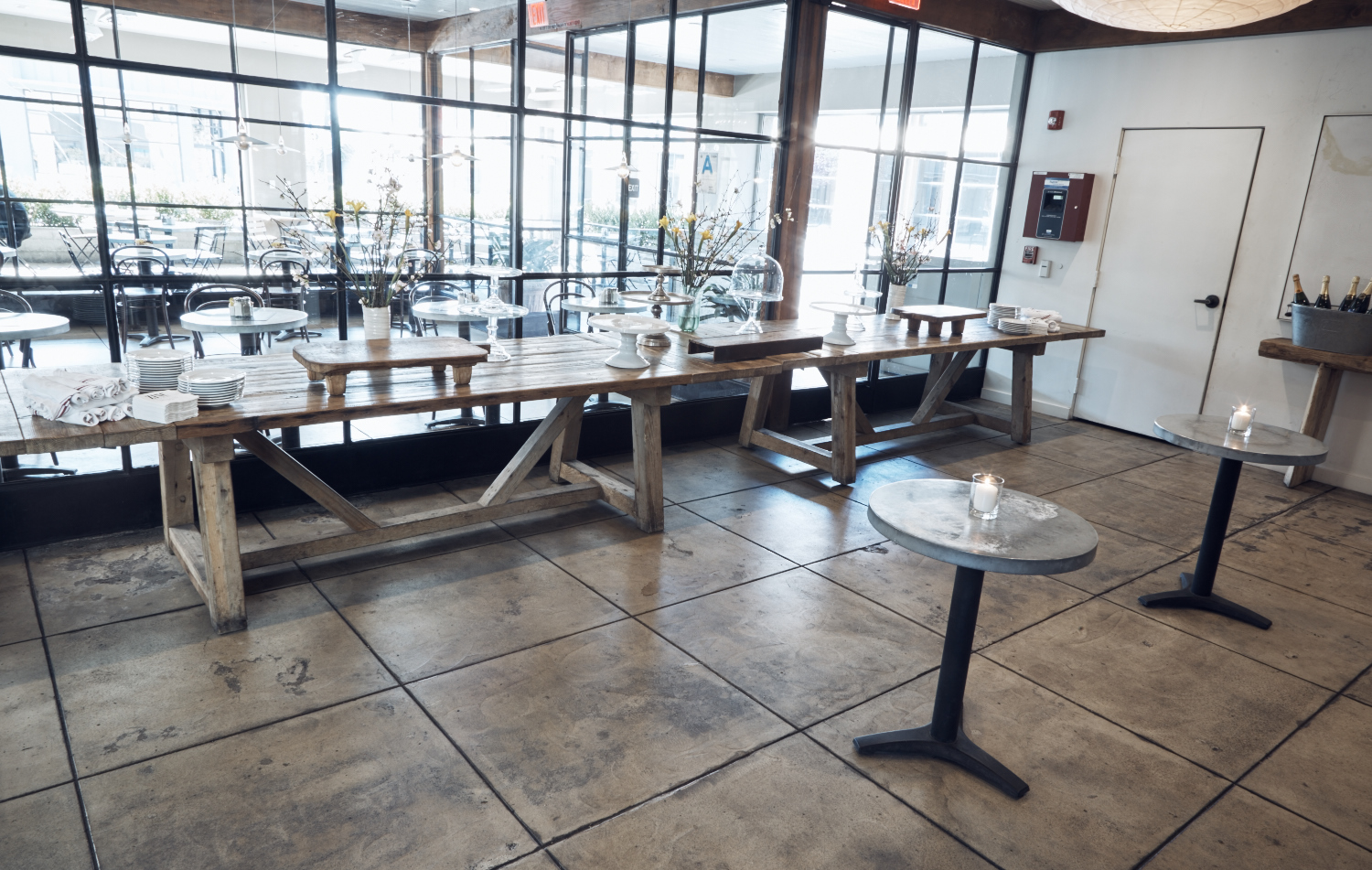 Zinc Cafe & Market Los Angeles private dining, rehearsal dinners