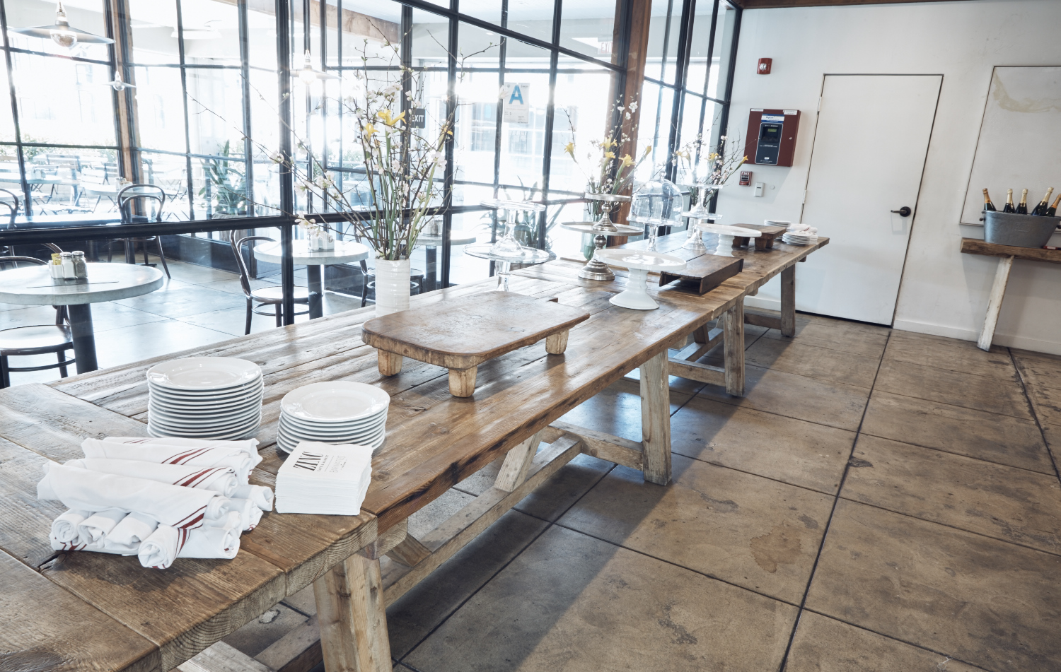 Zinc Cafe & Market Los Angeles private dining, rehearsal dinners