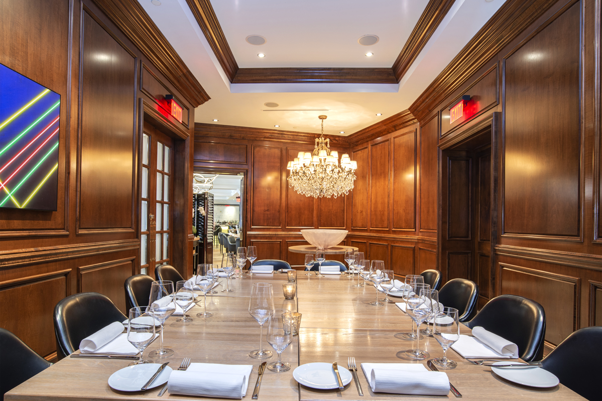 Boulevard Kitchen & Oyster Bar Vancouver private dining, rehearsal