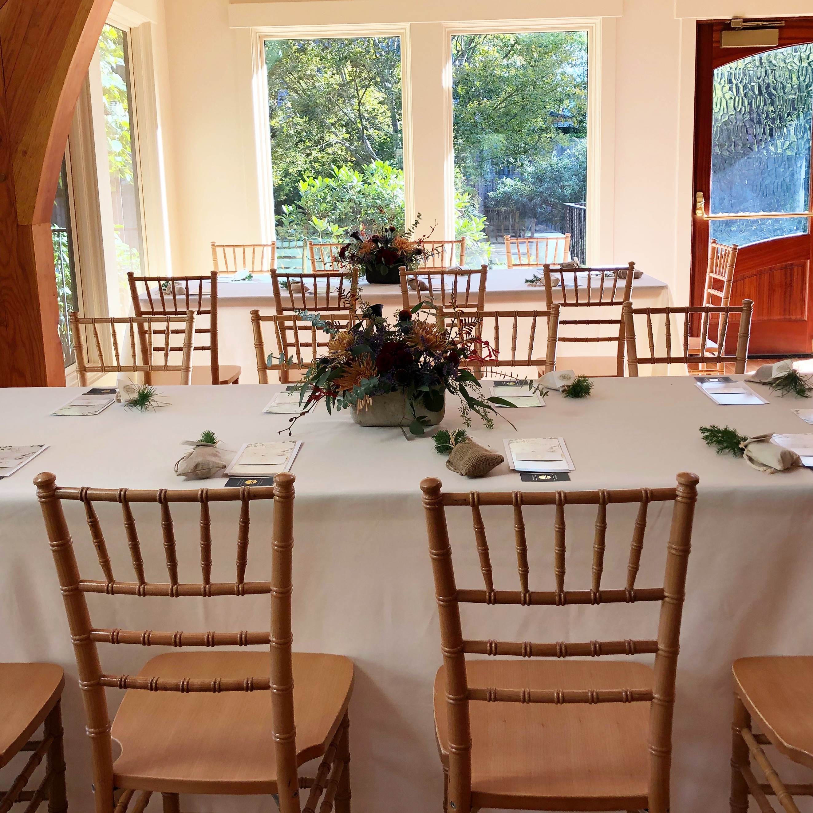 Weaver House Weaverville private dining, rehearsal dinners & banquet
