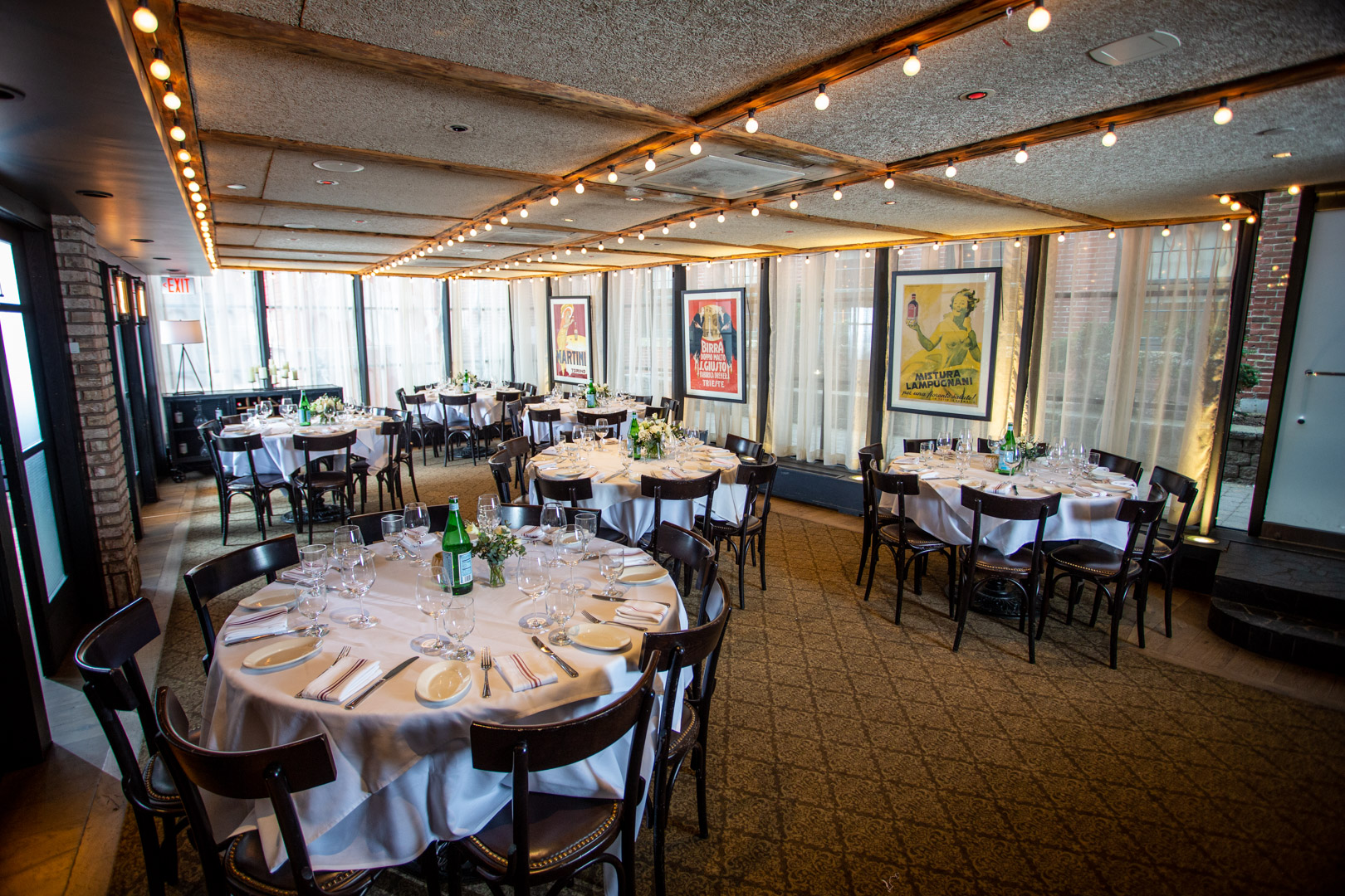 Cinquecento Roman Trattoria Boston private dining, rehearsal dinners