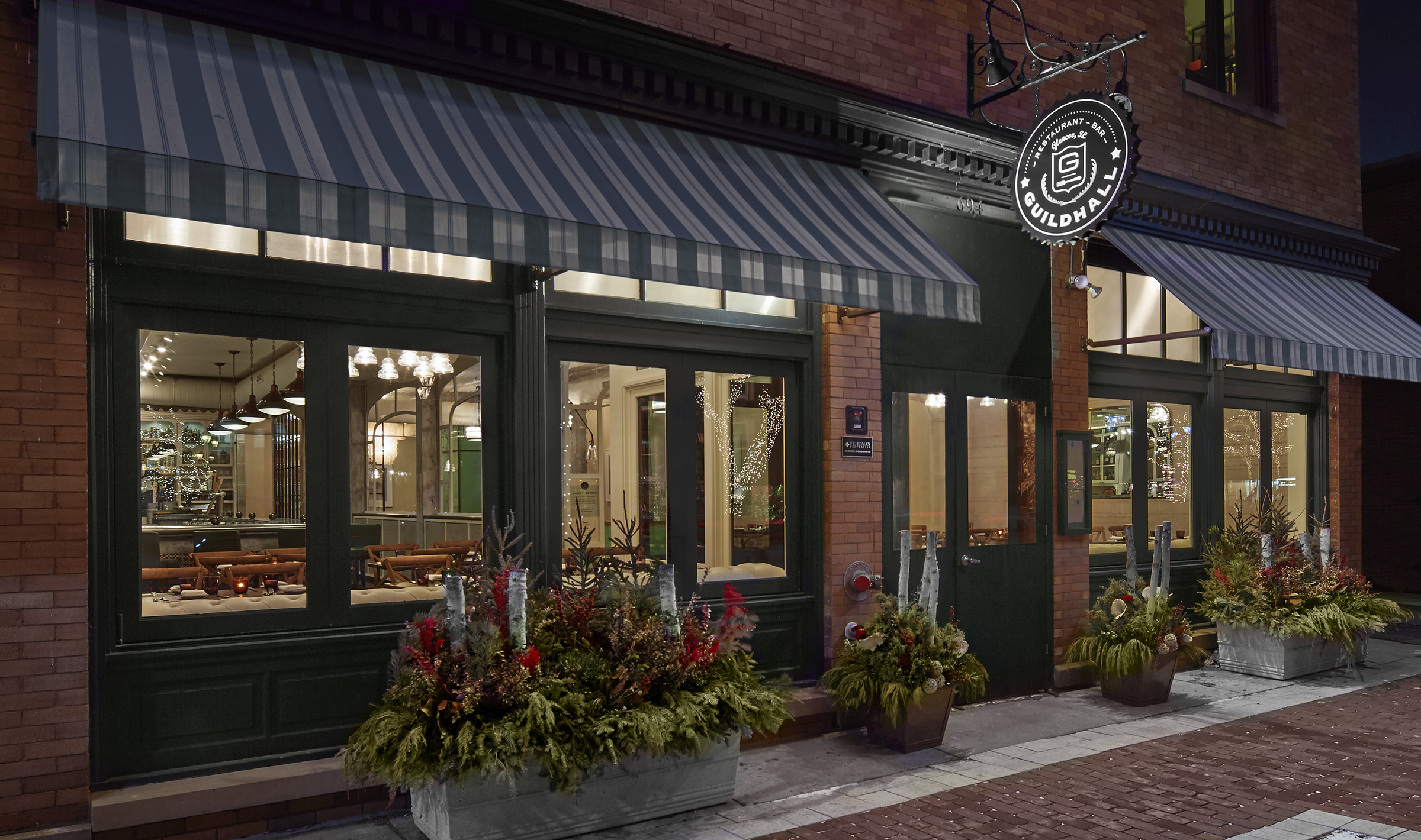 Guildhall Restaurant Glencoe private dining, rehearsal dinners