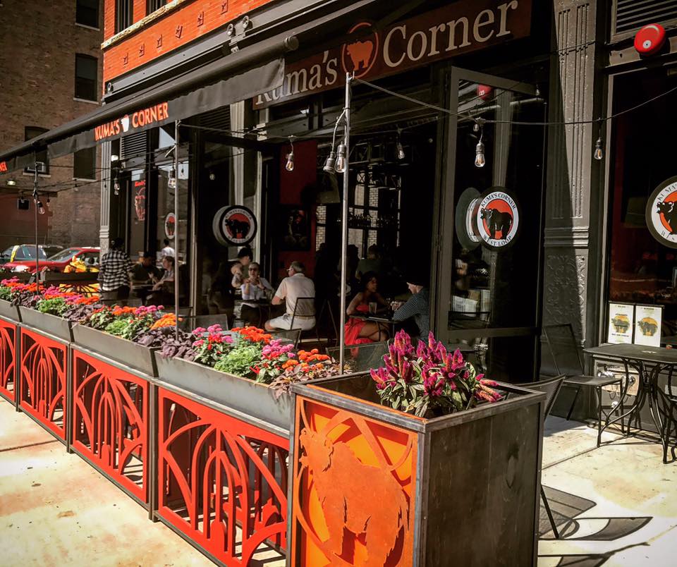 Kuma's Corner West Loop Chicago private dining, rehearsal dinners