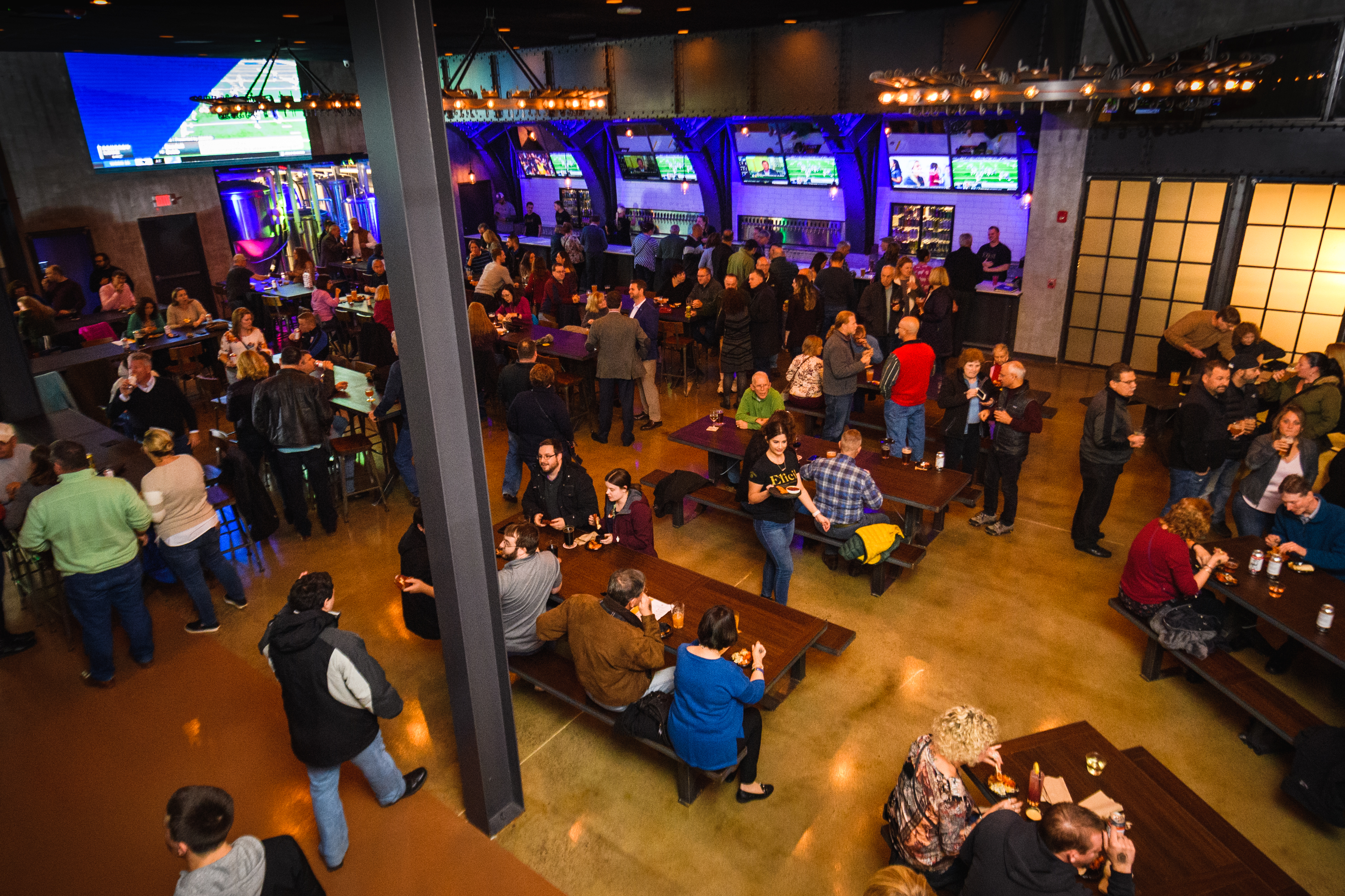 Elicit Brewing Co Manchester private dining, rehearsal dinners