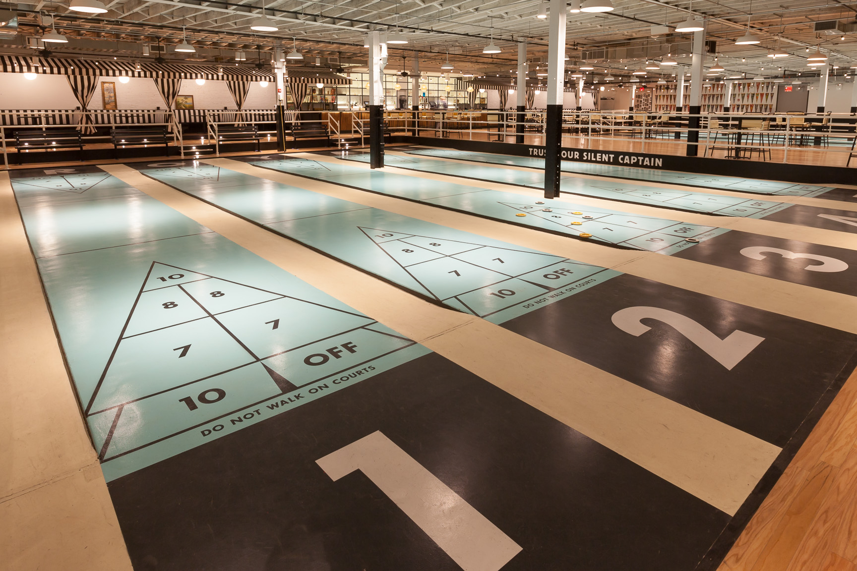 The Royal Palms Shuffleboard Club Brooklyn private dining, rehearsal