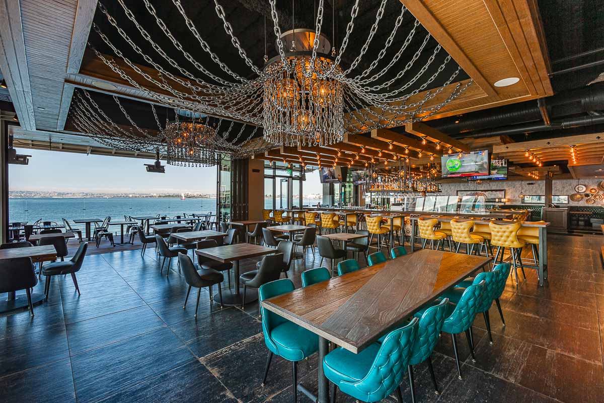 Portside Pier Brigantine San Diego private dining, rehearsal dinners