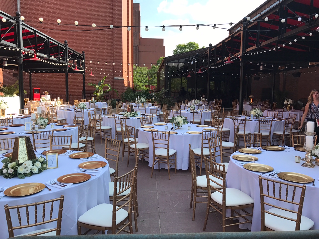 The Biergarten at AnheuserBusch St Louis private dining, rehearsal