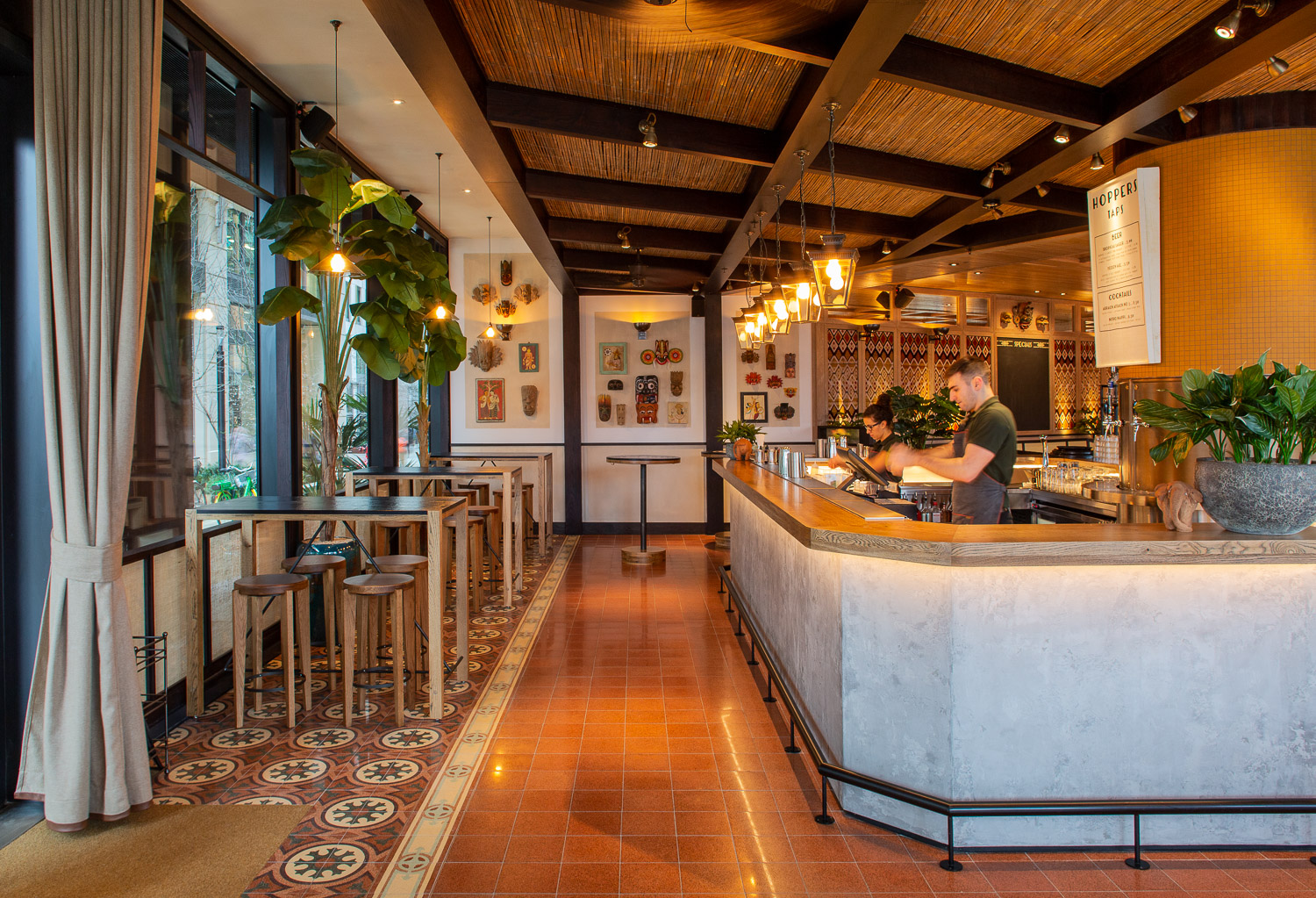 Hoppers King's Cross London private dining, rehearsal dinners