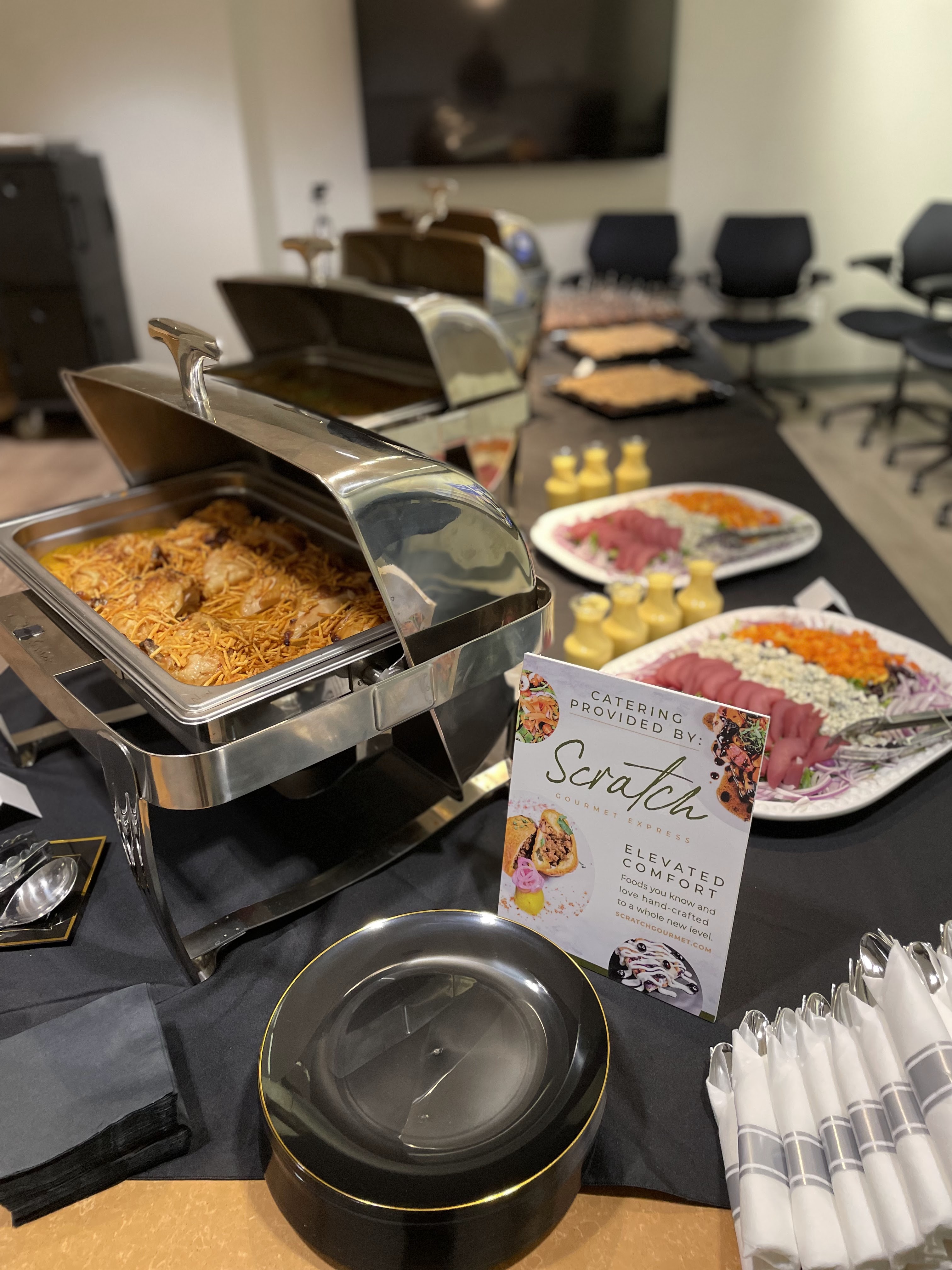 Scratch Gourmet Kitchen Prairie Village private dining, rehearsal