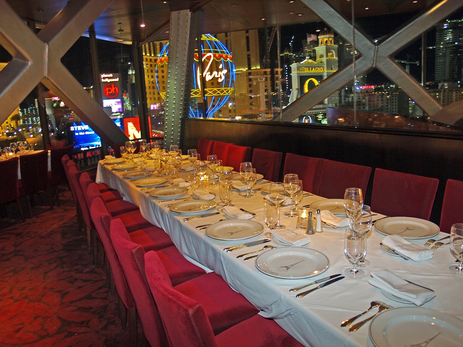 Eiffel Tower Restaurant Las Vegas private dining, rehearsal dinners