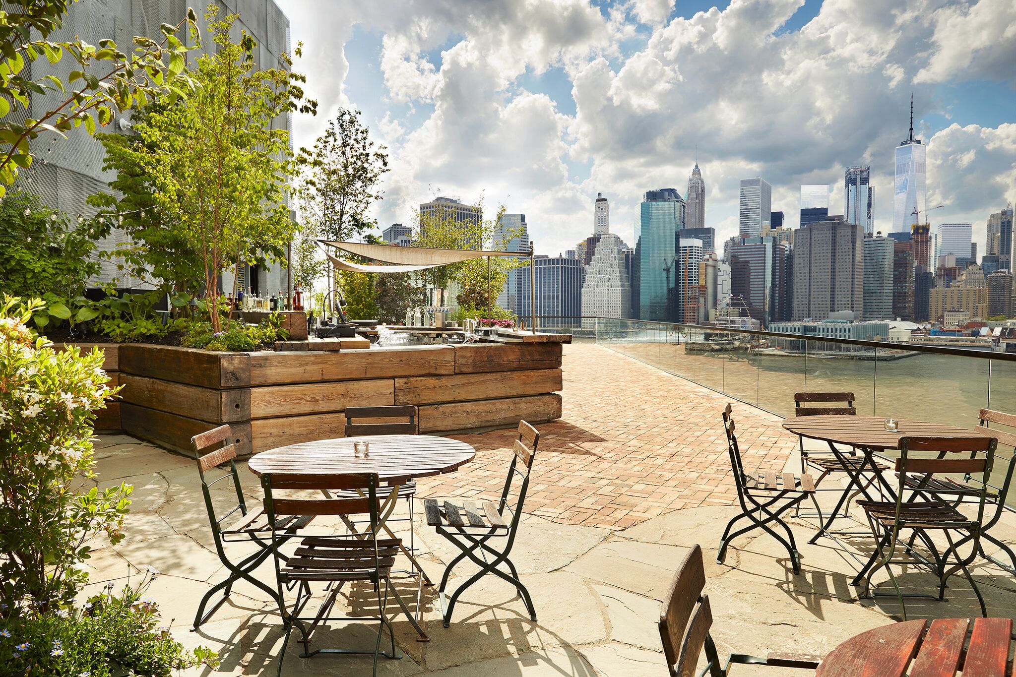 Harriet's Rooftop & Lounge at 1 Hotel Brooklyn Bridge Brooklyn