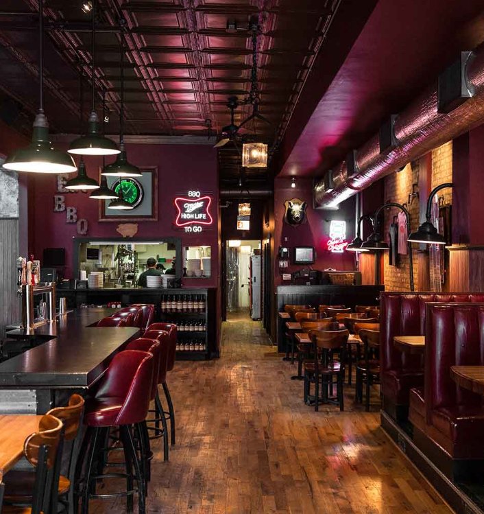 Smoke Daddy Wicker Park Chicago private dining, rehearsal dinners