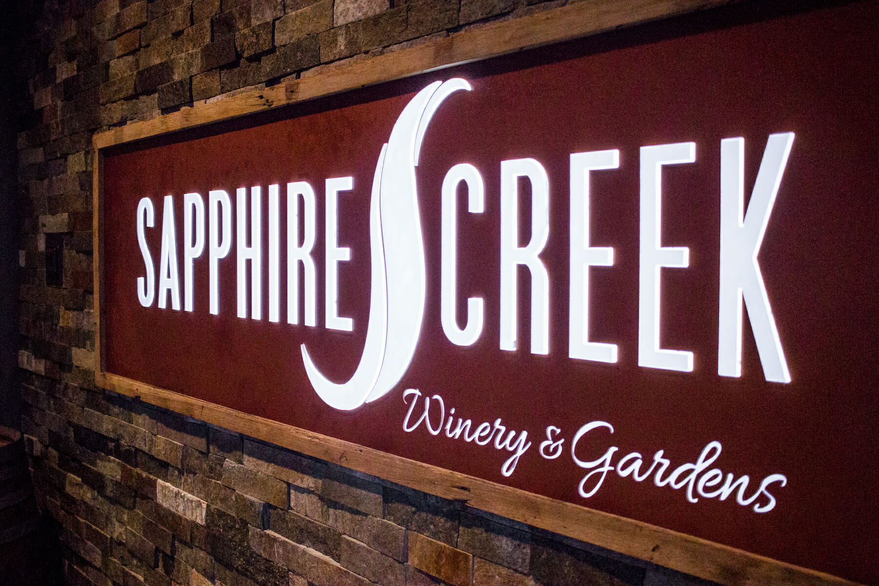 Sapphire Creek Winery & Gardens Chagrin Falls private dining