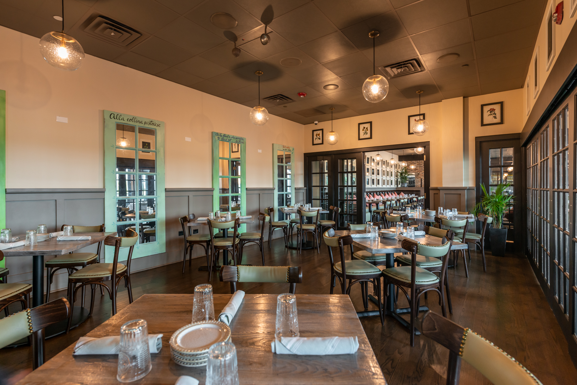 Lucca Osteria & Bar Oak Brook private dining, rehearsal dinners