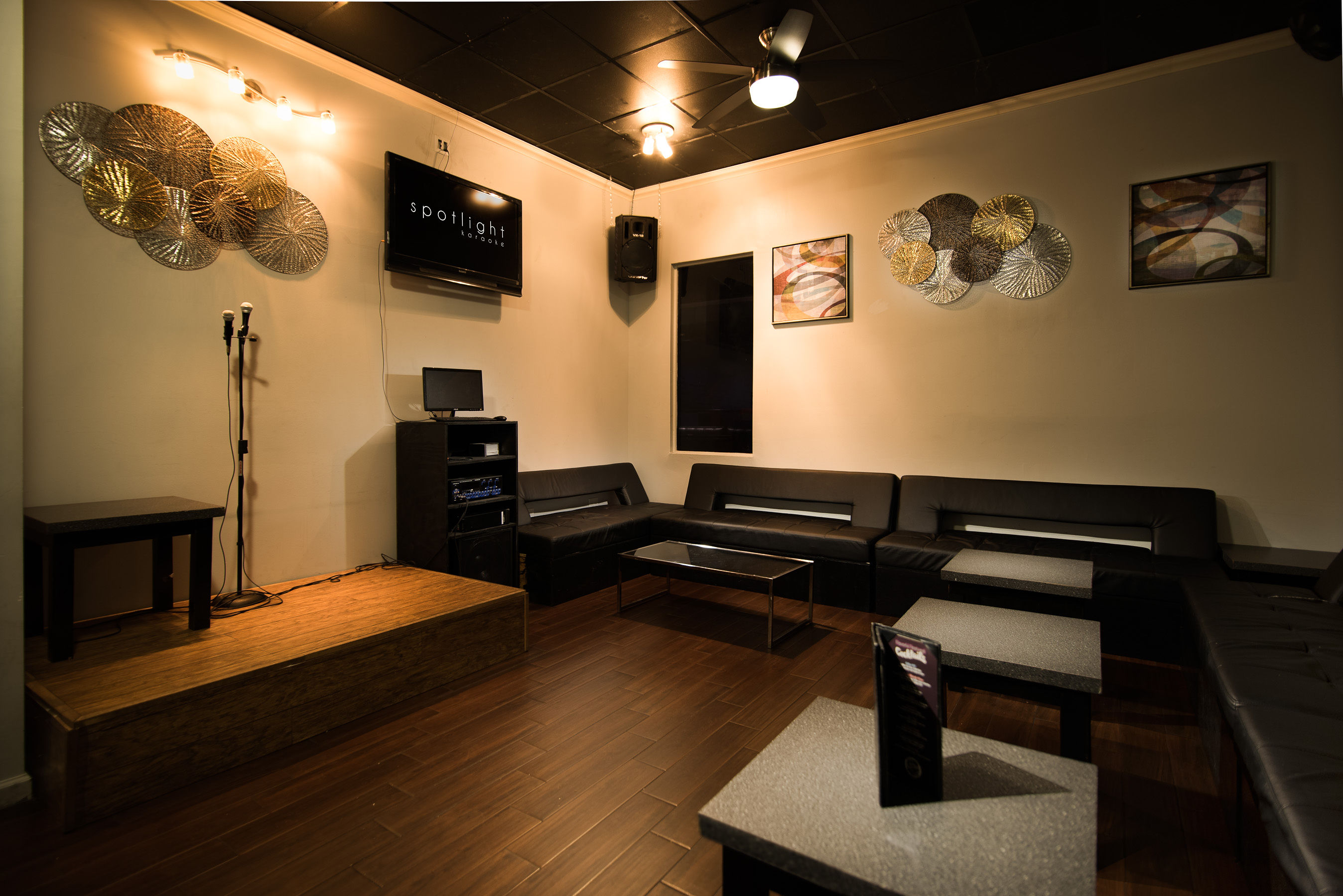 Spotlight Karaoke Galleria Houston private dining, rehearsal