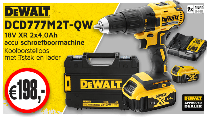 DeWALT accu schroefboormachine