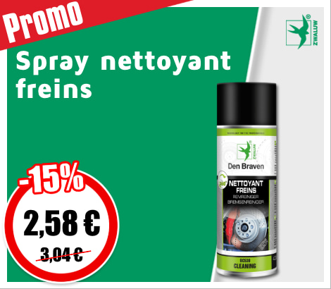 Spray nettoyant freins