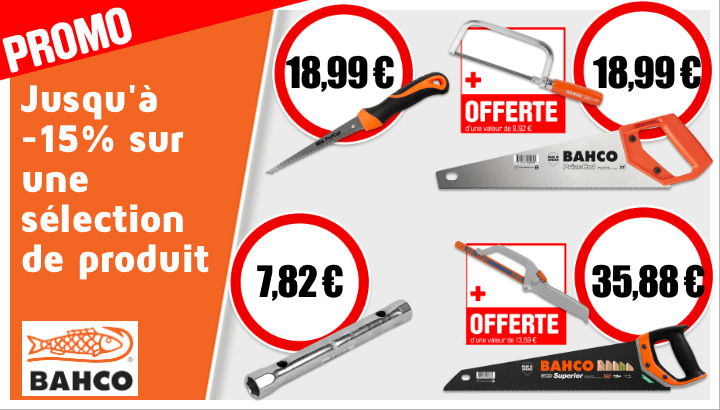 Promo bahco -15%