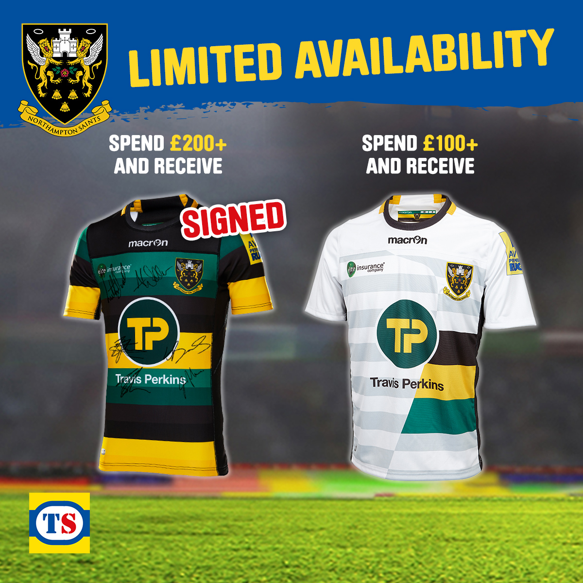 northampton saints tie