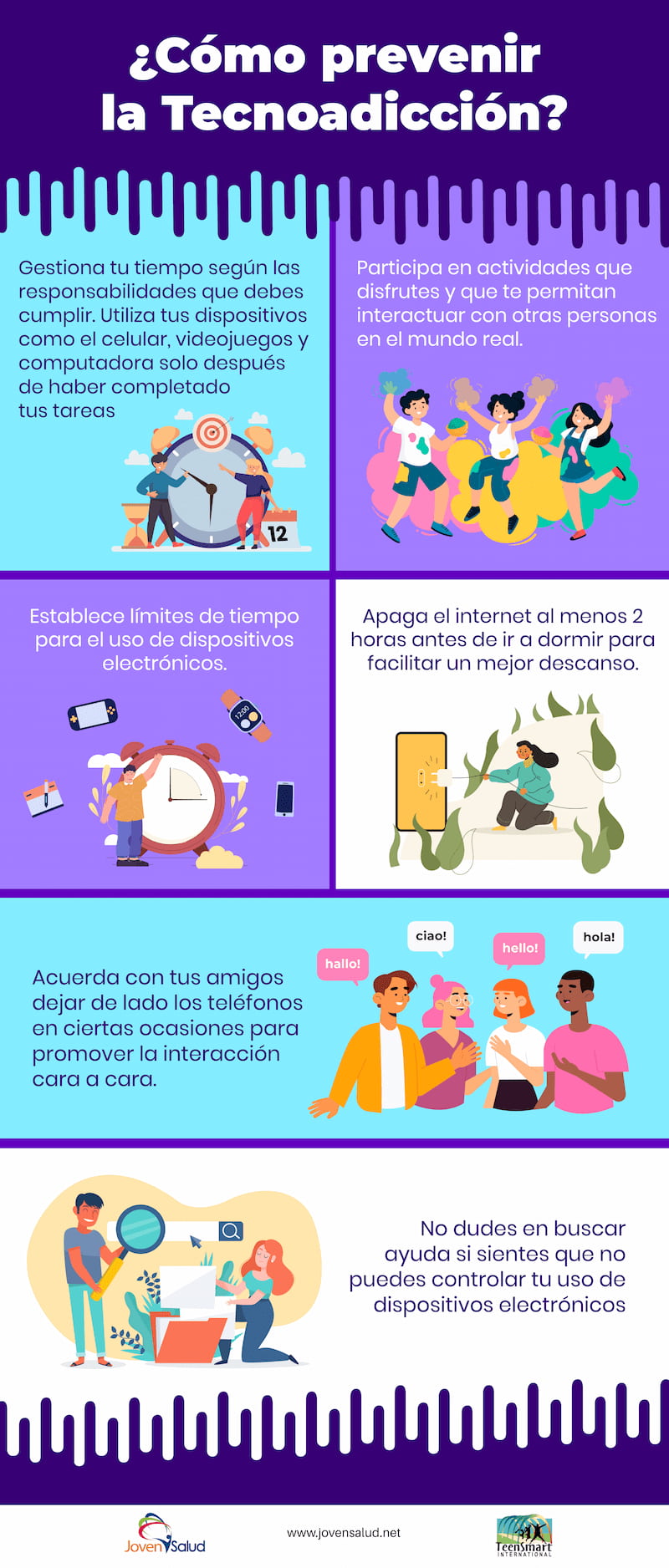 ¿Cómo prevenir la Tecnoadicción? Gestiona tu tiempo según las
