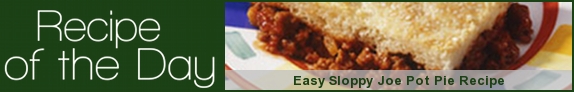 Easy Sloppy Joe Pot Pie Recipe