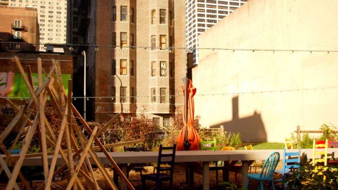 The Philadelphia Horticultural Society will debut its latest ‘Hidden City’ project on Walnut and 20th streets on Thursday. ( ANDREW THAYER // TTN ) The Philadelphia Horticultural Society will debut its latest ‘Hidden City’ project on Walnut and 20th streets on Thursday. ( ANDREW THAYER // TTN )