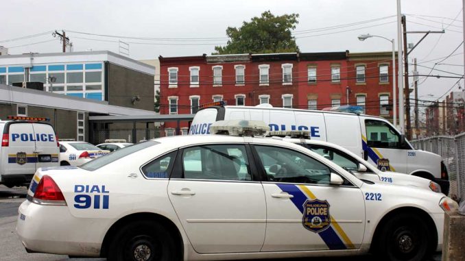 Police cars parked at the 22nd Police District. The Philadelphia Police Department has provided supplemental patrols to Temple this year. ( SABA AREGAI // TTN ) Police cars parked at the 22nd Police District. The Philadelphia Police Department has provided supplemental patrols to Temple this year. ( SABA AREGAI // TTN )