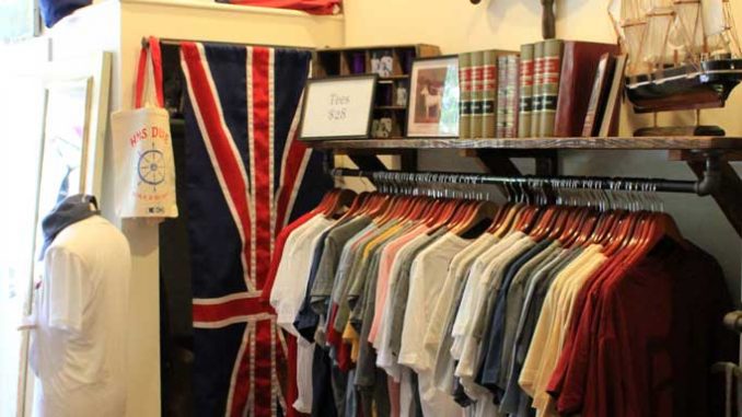 Duke & Winston’s signature item is its graphic T-shirt, a stylish and comfortable staple. ( SABA AREGAI // TTN ) Duke & Winston’s signature item is its graphic T-shirt, a stylish and comfortable staple. ( SABA AREGAI // TTN )