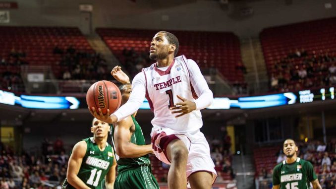 Senior guard Khalif Wyatt scored a game high 26 points in Temple's 70–62 win against Wagner on Dec. 1. | HUA ZONG / TTN Senior guard Khalif Wyatt scored a game high 26 points in Temple's 70–62 win against Wagner on Dec. 1. | HUA ZONG / TTN