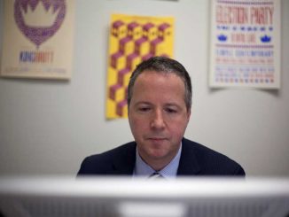 Hillel Hoffmann is the man behind the tweets. Hoffmann took the reins of the university’s official Twitter account in Fall 2010 and has seen an explosion in followers and engagement on the social media site. | ANGELO FICHERA TTN