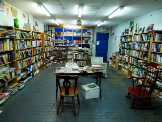 Mostly Books, located at 529 Bainbridge St., keeps in touch with its customers by posting trivia questions for “gold stars” on its Facebook page. | ABI REIMOLD / TTN