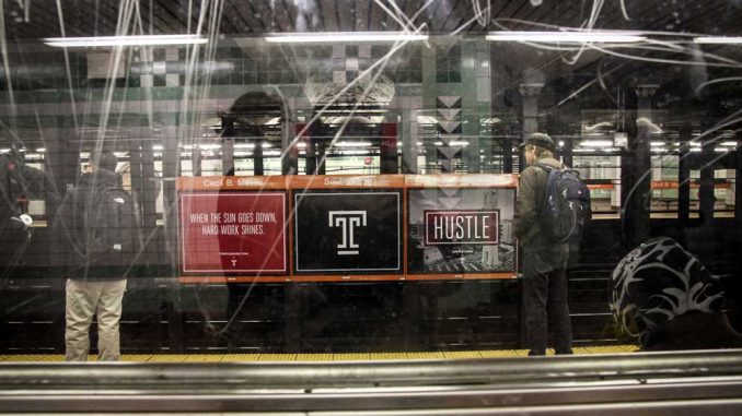 SUBWAY_NEWS1_FEB_5_TIMOTHY_VALSHTEIN-(2)-web Temple Made advertisements have become a mainstay on the Broad Street Line this year. | TIMOTHY VALSHTEIN / TTN