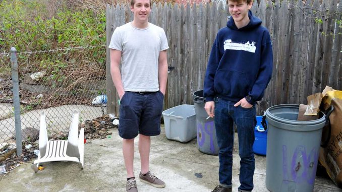 P.J. Carroll and Tyler Minford are two members of the band Girl Scouts. The band plans to tour to as far as the Midwest this summer | IAN WATSON / TTN P.J. Carroll and Tyler Minford are two members of the band Girl Scouts. The band plans to tour to as far as the Midwest this summer | IAN WATSON / TTN
