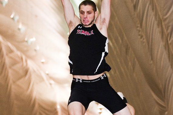 Dylan Pensyl returned to competition this month after a year of recovery. | COURTESY TEMPLE ATHLETICS Dylan Pensyl returned to competition this month after a year of recovery. | COURTESY TEMPLE ATHLETICS