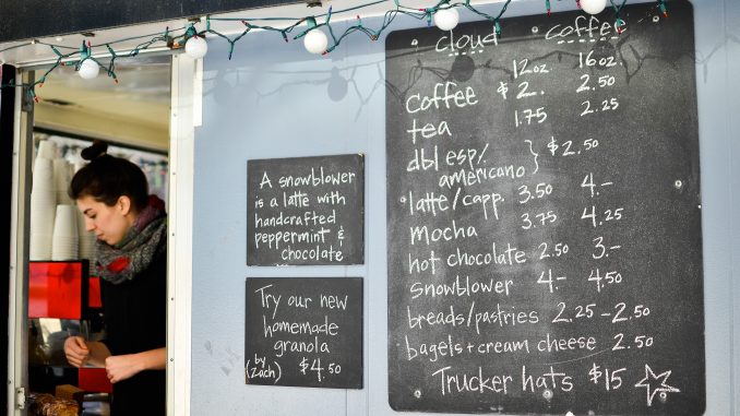 Cloud Coffee parks outside of the Tyler School of Art. Its owners graduted from Tyler prior to opening the business and try to promote art in the community. | Skyler Burkhart TTN Cloud Coffee parks outside of the Tyler School of Art. Its owners graduted from Tyler prior to opening the business and try to promote art in the community. | Skyler Burkhart TTN