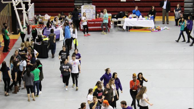 Temple’s Relay for Life raised more than $50,000 for the American Cancer Society. The event was held in McGonigle Hall on April 10. | Ana Padilla TTN Temple’s Relay for Life raised more than $50,000 for the American Cancer Society. The event was held in McGonigle Hall on April 10. | Ana Padilla TTN