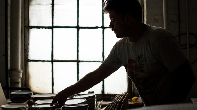 Nate Mell, a Tyler alumnus, founded Felt + Fat along with Wynn Bauer in fall 2013.| Aaron Windhorst, TTN Nate Mell, a Tyler alumnus, founded Felt + Fat along with Wynn Bauer in fall 2013.| Aaron Windhorst, TTN